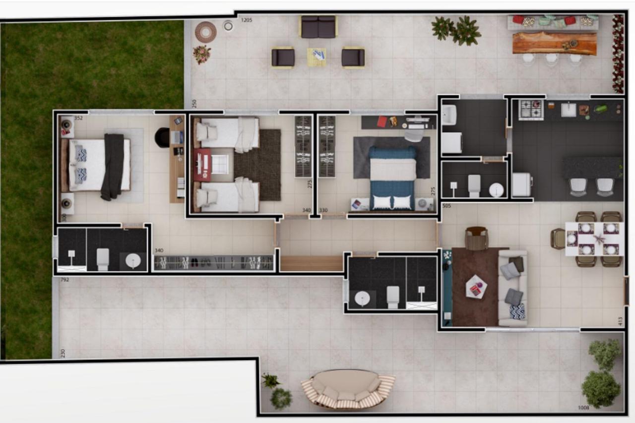 Апартаменты Lk Grajau 2 Белу-Оризонти Экстерьер фото